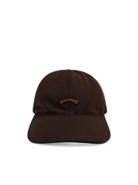 Paul & Shark logo-patch elasticated-back cap