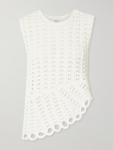 Loulou de Saison Saez Crocheted Top
