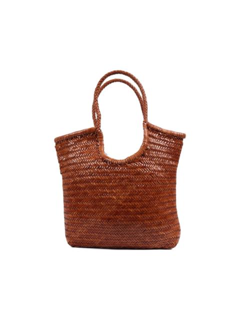 DRAGON DIFFUSION diagonal woven tote bag