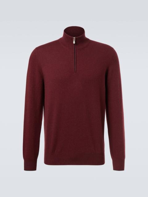 Brunello Cucinelli Cashmere half-zip sweater