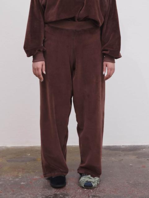 BASERANGE Fold Sweatpants - Organic Cotton Velour