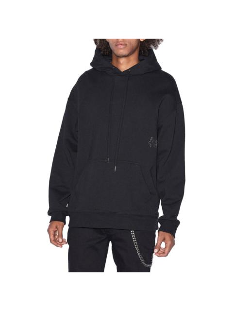 Ksubi Krystal Bling Oversize Biggie Cotton Hoodie in Black at Nordstrom