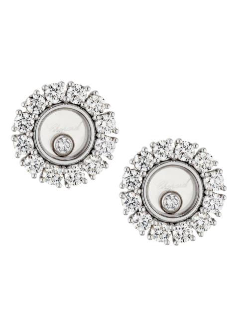 Chopard Women's Happy Diamonds 18K White Gold & 1.20 TCW Diamond Stud Earrings - White Gold
