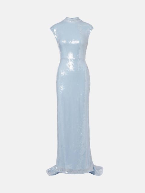 ROTATE Sequined gown