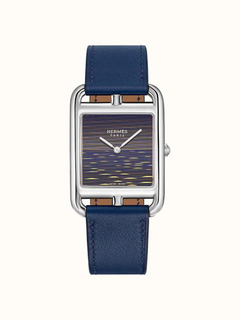 Hermès Cape Cod Crepuscule watch, 29 x 29 mm