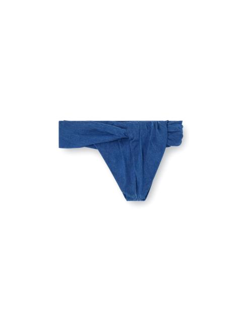Diesel TWISTED HOT PANTS IN DENIM
