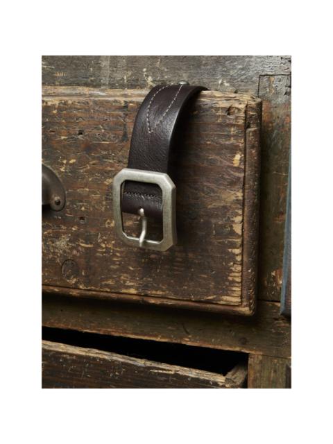 FORTELA topstitching leather belt