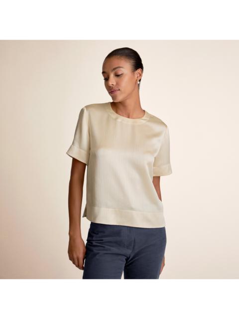 M.M.LaFleur Annika Fancy Tee - Plisse