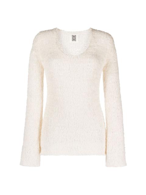 BY MALENE BIRGER round-neck long-sleeve top