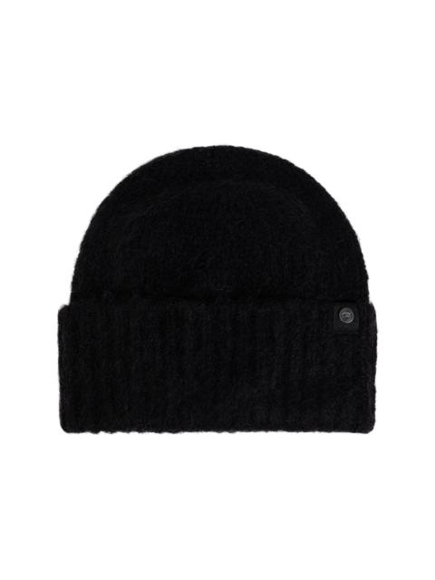 logo-plaque beanie