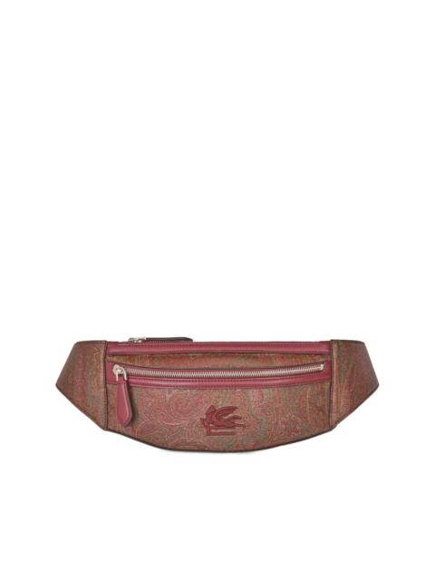Pegaso-embroidered paisley belt bag