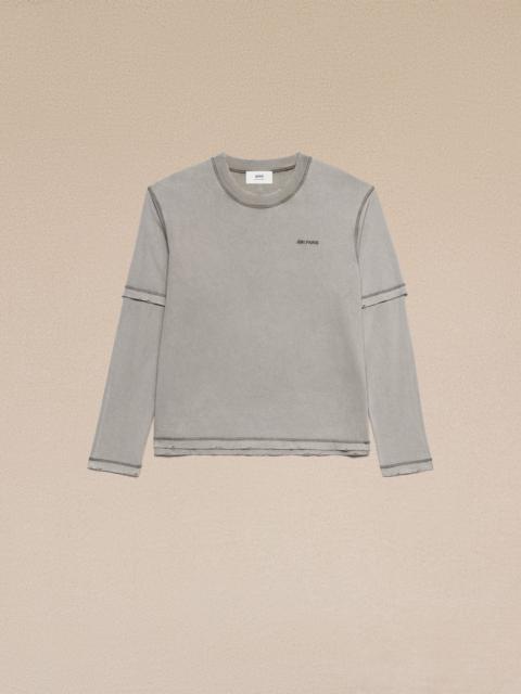 関税込み AMI PARIS alexandre mattiussi long sleeve t-shirt AMI Paris Ami Alexandre Mattiussi T-shirt | Black | FARFETCH