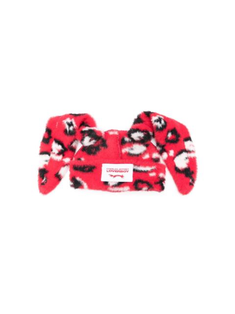 CHARLES JEFFREY LOVERBOY Fluffy Chunky Rabbit beanie