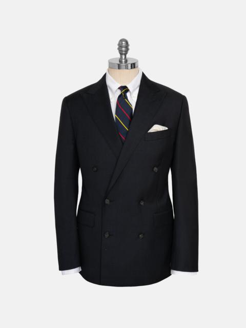 J. PRESS MADE-IN-USA CHARCOAL DOUBLE-BREASTED SUIT