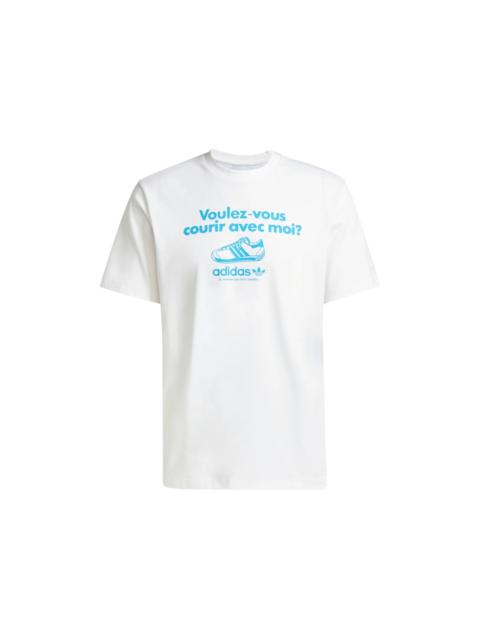 adidas adidas Graphic Tee White