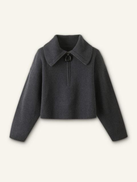 ME+EM High Zip Neck Sweater