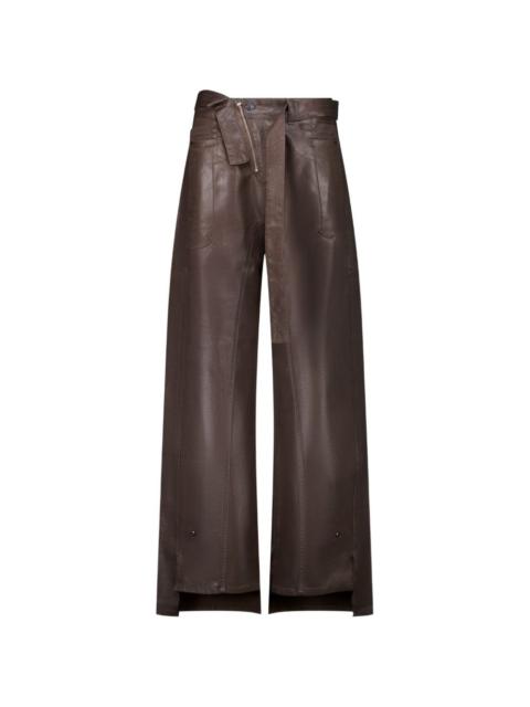 OTTOLINGER glazed baggy trousers
