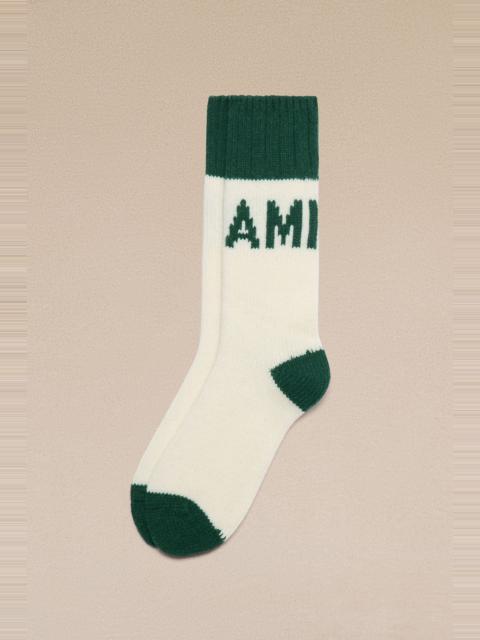 AMI Paris Ami Logo Socks