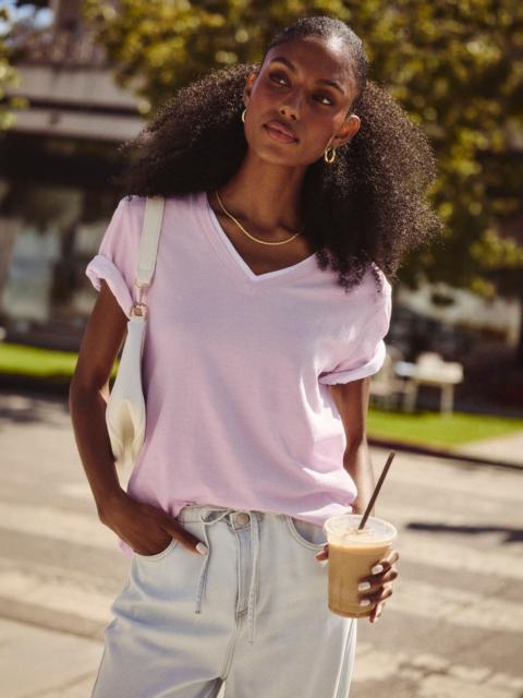 Splendid Louisa Boyfriend V-Neck Tee