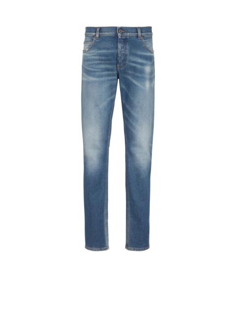 Slim-fit denim jeans