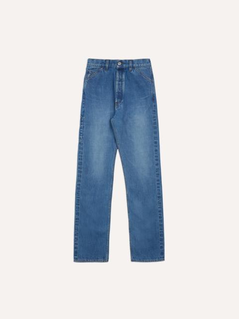 Drake's Custom Wash 14.2oz Selvedge Denim Painter Pants