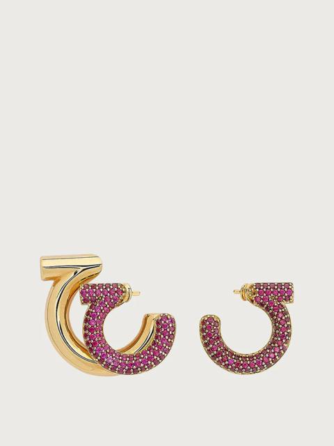 FERRAGAMO GANCINI EARRINGS