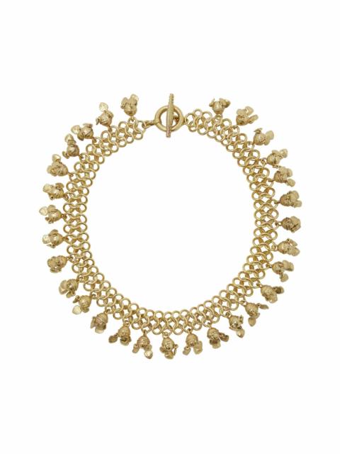 ALÉMAIS Le Jardin Heart Tassel Necklace