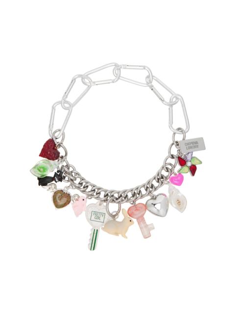 Chopova Lowena Shell & Back Carabiner Necklace