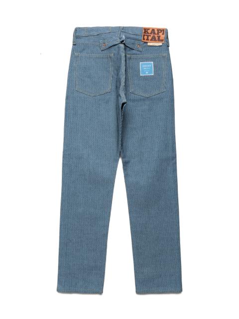 Kapital Century Denim No.3-S+A 5P MONKEY CISCO - Asagi