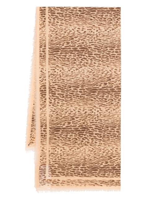 Zimmermann Leopard-print Cotton Pareo