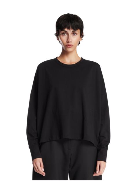 Studio Nicholson Black Logo Cotton Top