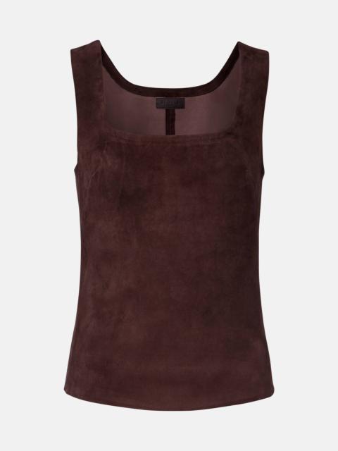 STOULS Edie suede tank top
