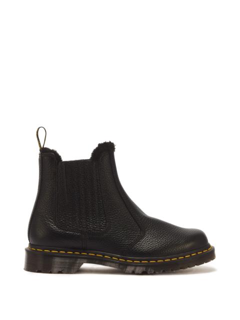 Dr. Martens 2976 LEONORE II FAUX FUR LINED SOFT LEATHER CHELSEA BOOTS