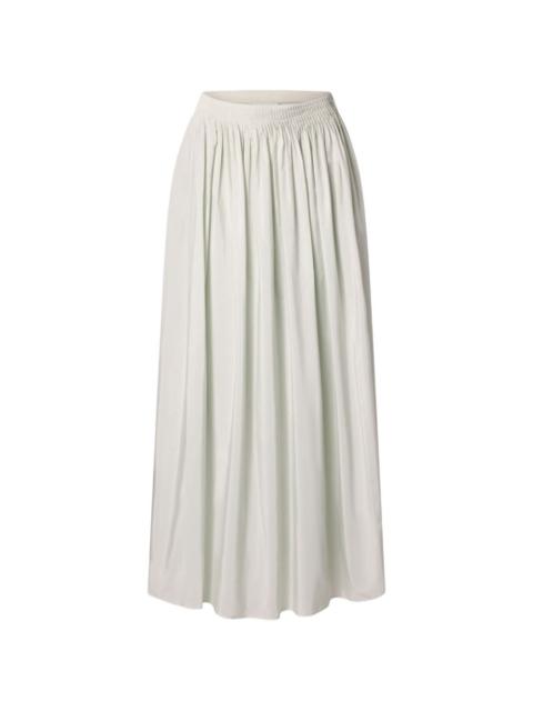 Loulou de Saison Naya gathered midi long skirt
