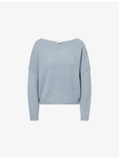 American Vintage Damsville Boat-Neck Wool-Blend Jumper