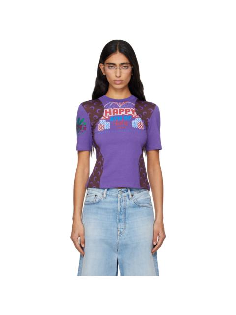 Purple Regenerated Graphic Jersey Baby Fit T-shirt