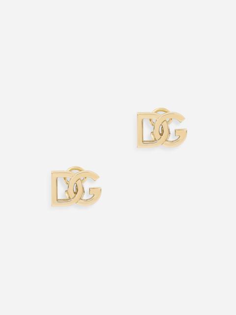 Dolce & Gabbana Logo clip-on earrings in yellow 18kt gold
