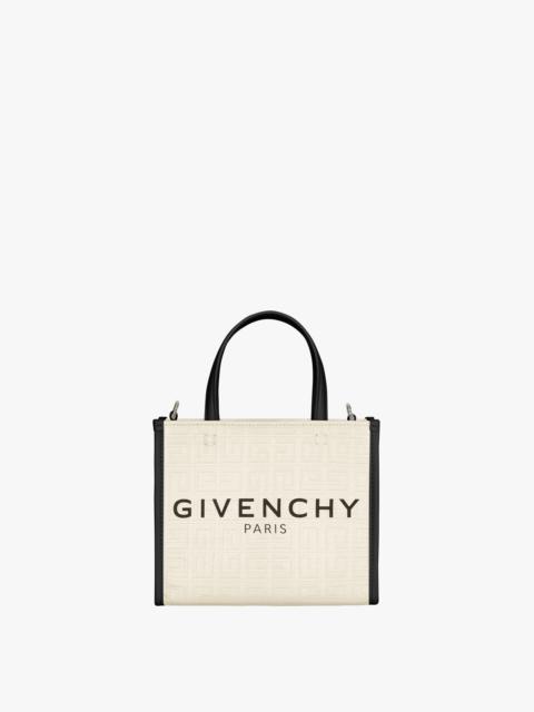 Givenchy MINI G-TOTE SHOPPING BAG IN 4G COATED CANVAS