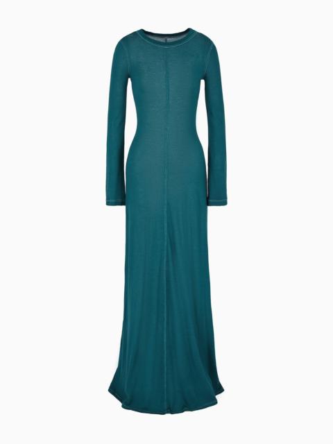 GIORGIO ARMANI Long dress in cashmere jersey