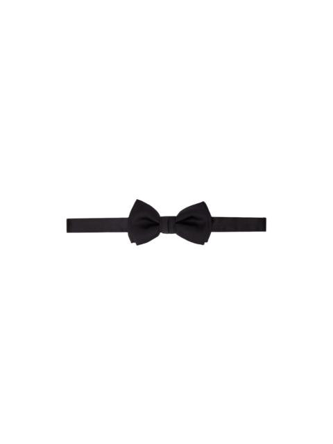 Black Hook-Eye Bow Tie