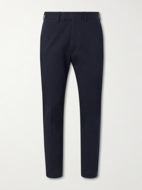 TOM FORD Tapered Cotton-Blend Twill Trousers