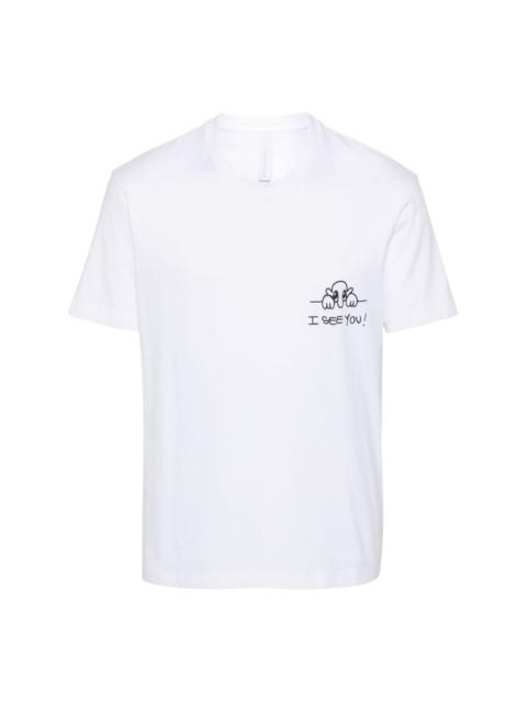 Neil Barrett I See You cotton T-shirt