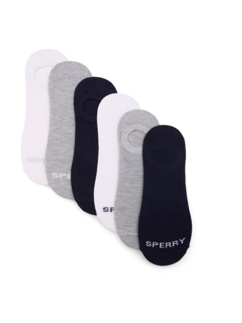 SPERRY Mens 6-pack Liner Socks