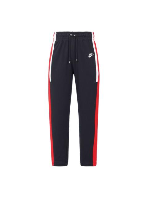 Men's Nike Retro Splicing Knit Sports Pants/Trousers/Joggers Black AQ2101-010