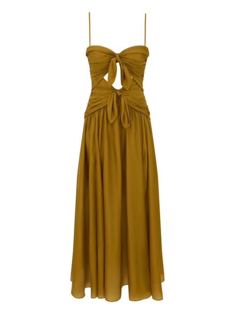 Zimmermann FAIRLIGHT SCARF MIDI DRESS