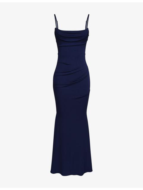 House of CB Milena Corset Woven Maxi Dress