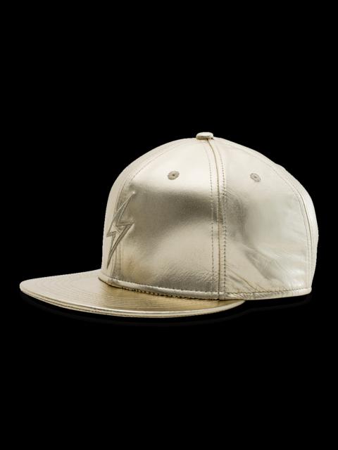 Other Designers Other - Rockertype Leather Baseball Hat - Oscar Gold