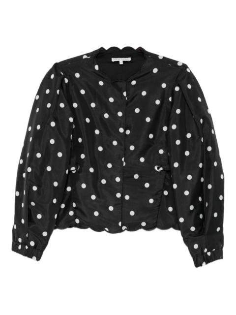 STINE GOYA quilted dots jacket