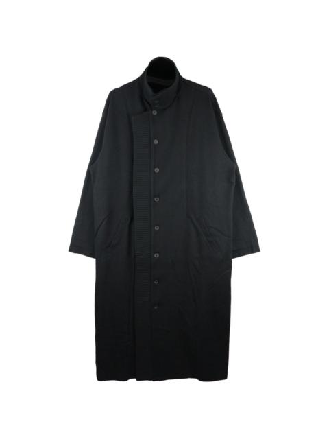 Yohji Yamamoto layered wool-blend coat