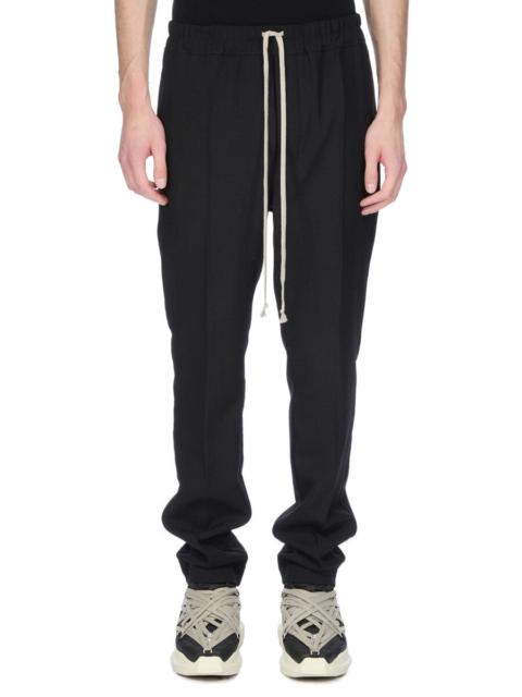 Rick Owens Drawstring Slim Long Pants Black
